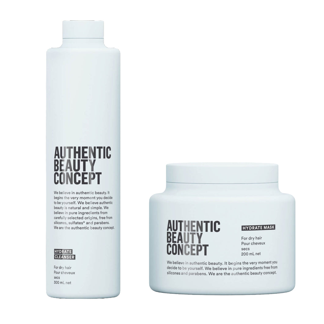 Authentic Beauty Concept Hydrate Duo - Cleanser & Mask