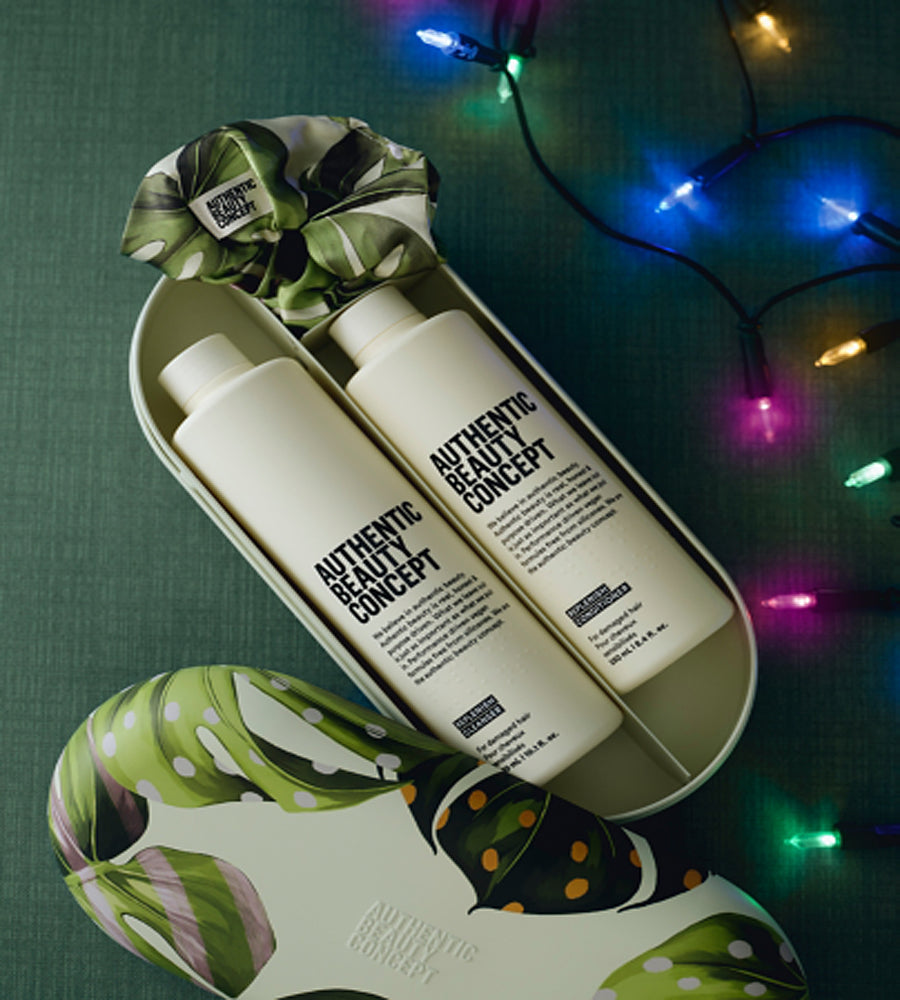 Authentic Beauty Concept Replenish Cleanser & Conditioner Christmas Gift Set