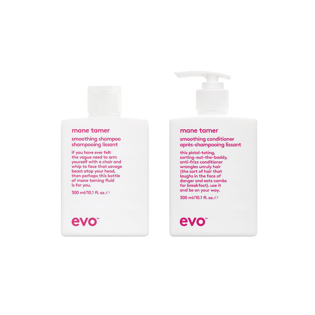 Evo Mane Tamer Smoothing Duo - 300ml