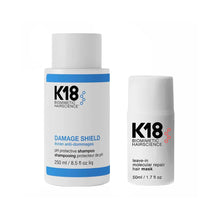 Load image into Gallery viewer, K18 Damage Shield ph Maintenance Duo - Shampoo &amp; Mask
