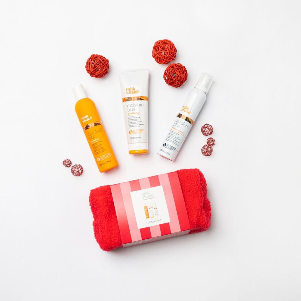 Milkshake Teddy Bear Moisture Plus Christmas Gift Set