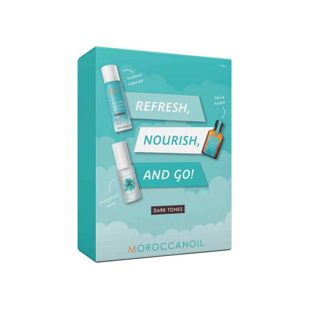 Moroccanoil Refresh Nourish And Go Trio Gift Set - Dark Tones (Worth £37.50)