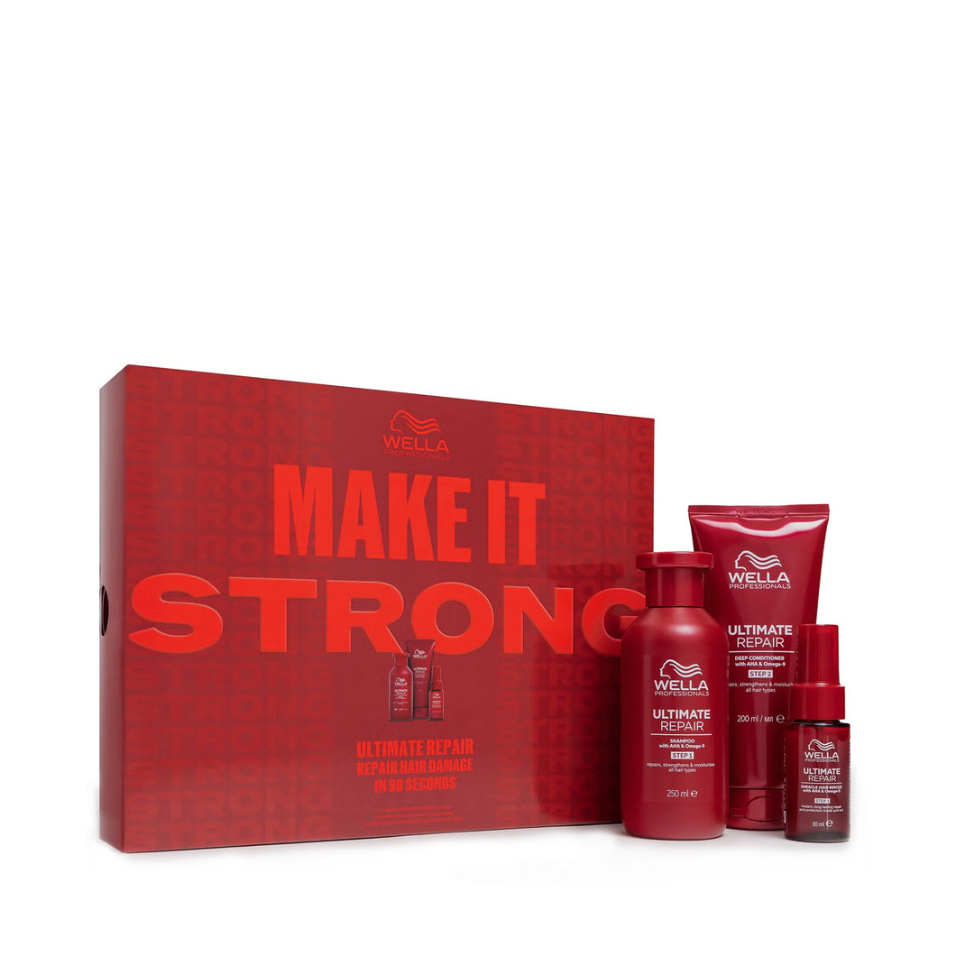Wella Make It Strong Ultimate Repair Christmas Trio Gift Set (Worth £78)