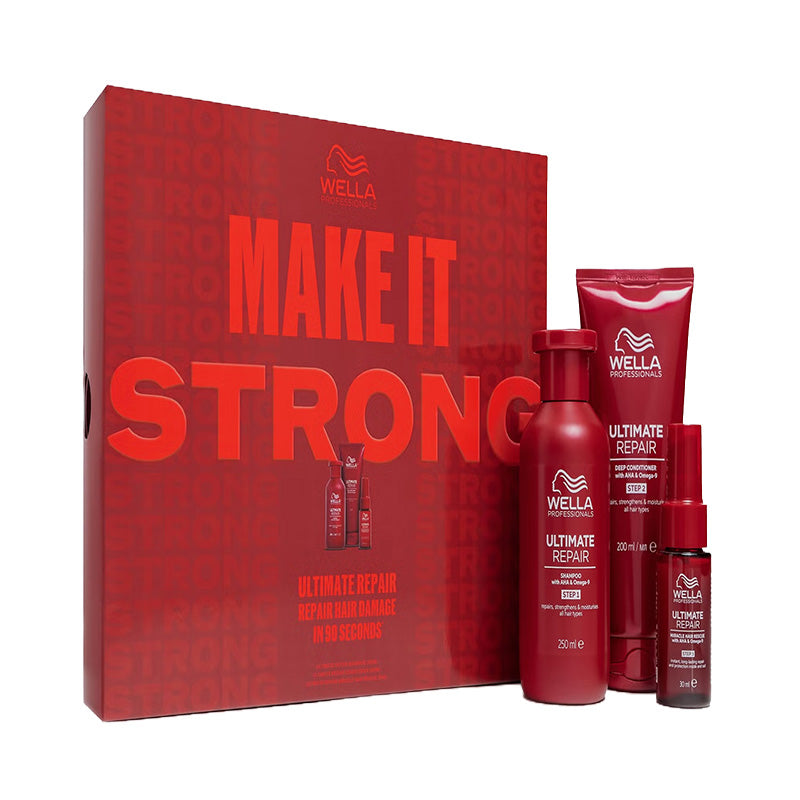Wella Make It Strong Ultimate Repair Christmas Trio Gift Set (Worth £78)