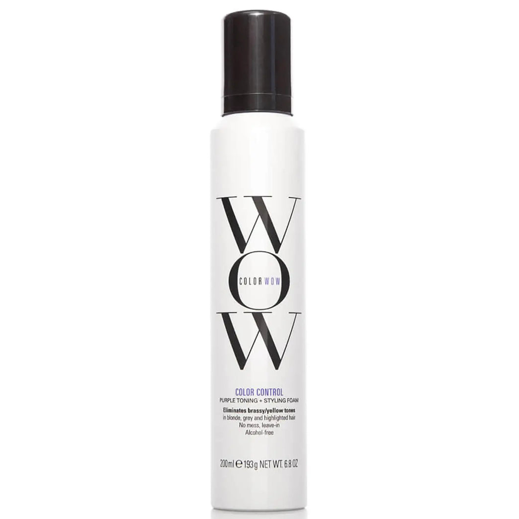 Color WOW Color Control Purple Toning and Styling Foam - Blonde