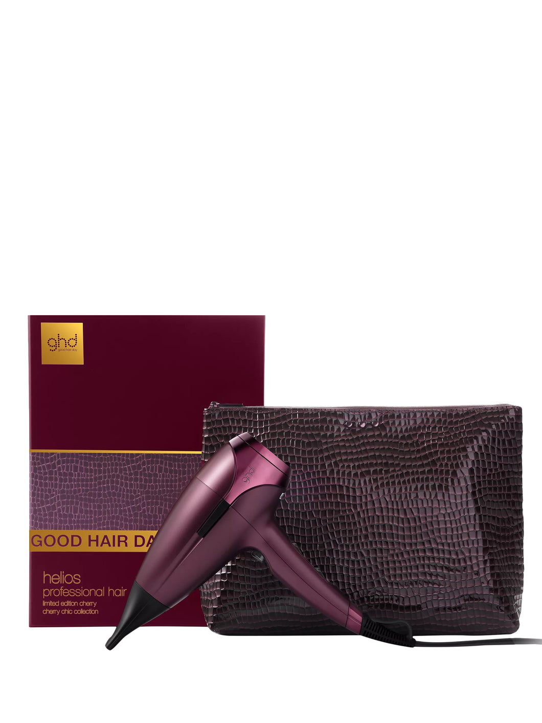 GHD Cherry Chic Helios Professional Hair Dryer Christmas Gift Set (Limited Edition)