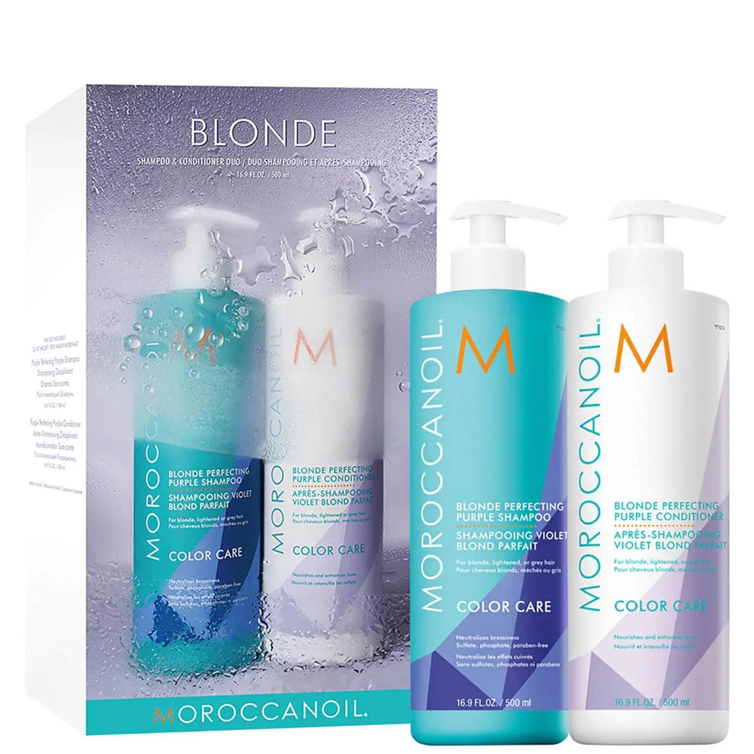 Moroccanoil Blonde Perfecting Duo - Shampoo & Conditioner