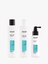 Load image into Gallery viewer, Nioxin System 3 Starter Kit (Coloured/Dry/Damaged Hair with Light Thinning)
