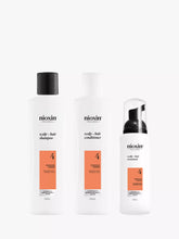 Load image into Gallery viewer, Nioxin System 4 Starter Kit (Coloured/Dry/Damaged Hair with Progressed Thinning)
