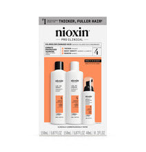 Load image into Gallery viewer, Nioxin System 4 Starter Kit (Coloured/Dry/Damaged Hair with Progressed Thinning)
