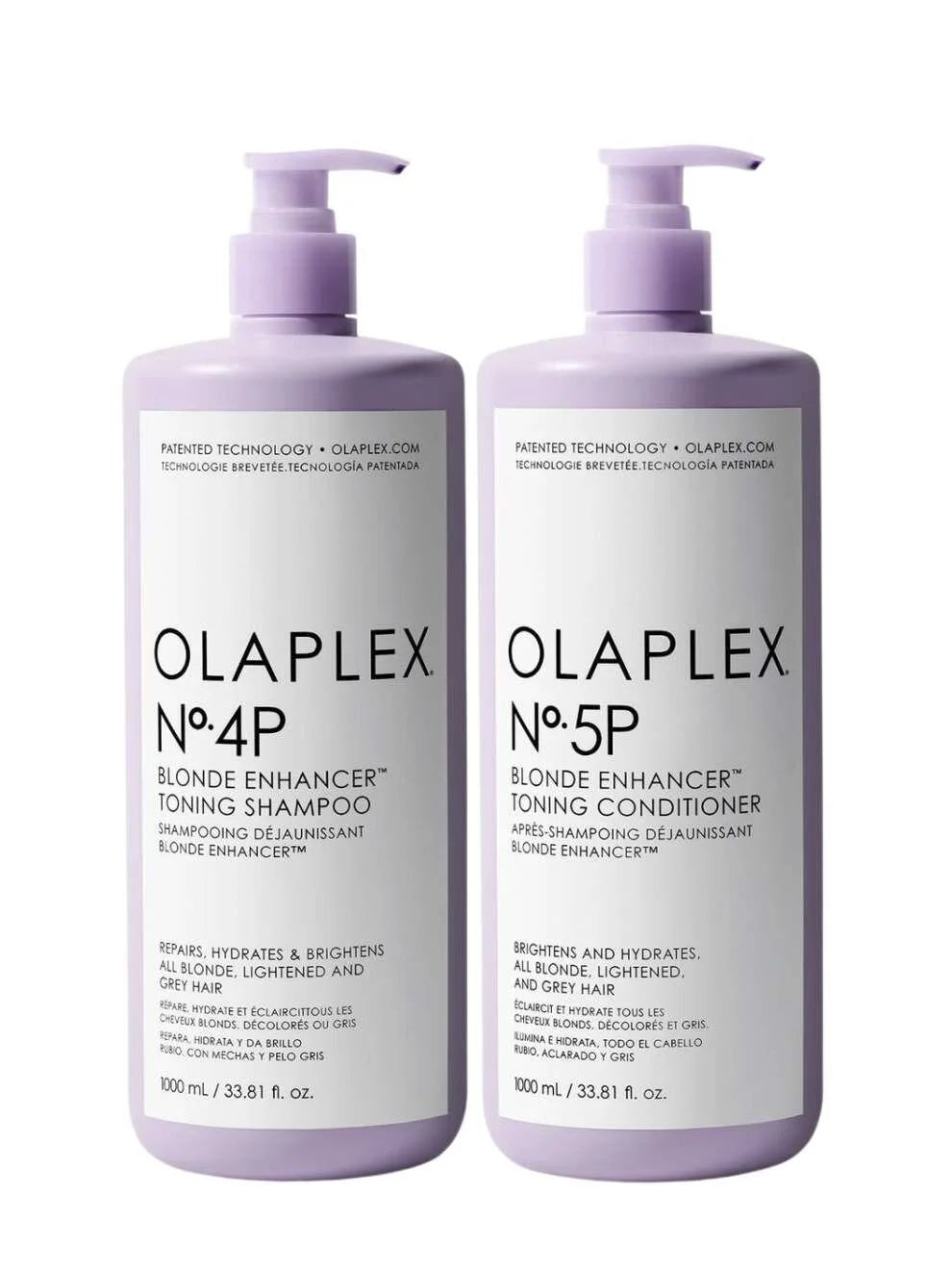 Olaplex Blonde Enhancing Shampoo & Conditioner Duo 4P & 5P - 1L