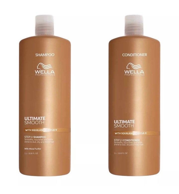 Wella Ultimate Smooth Shampoo & Conditioner Duo - 1L