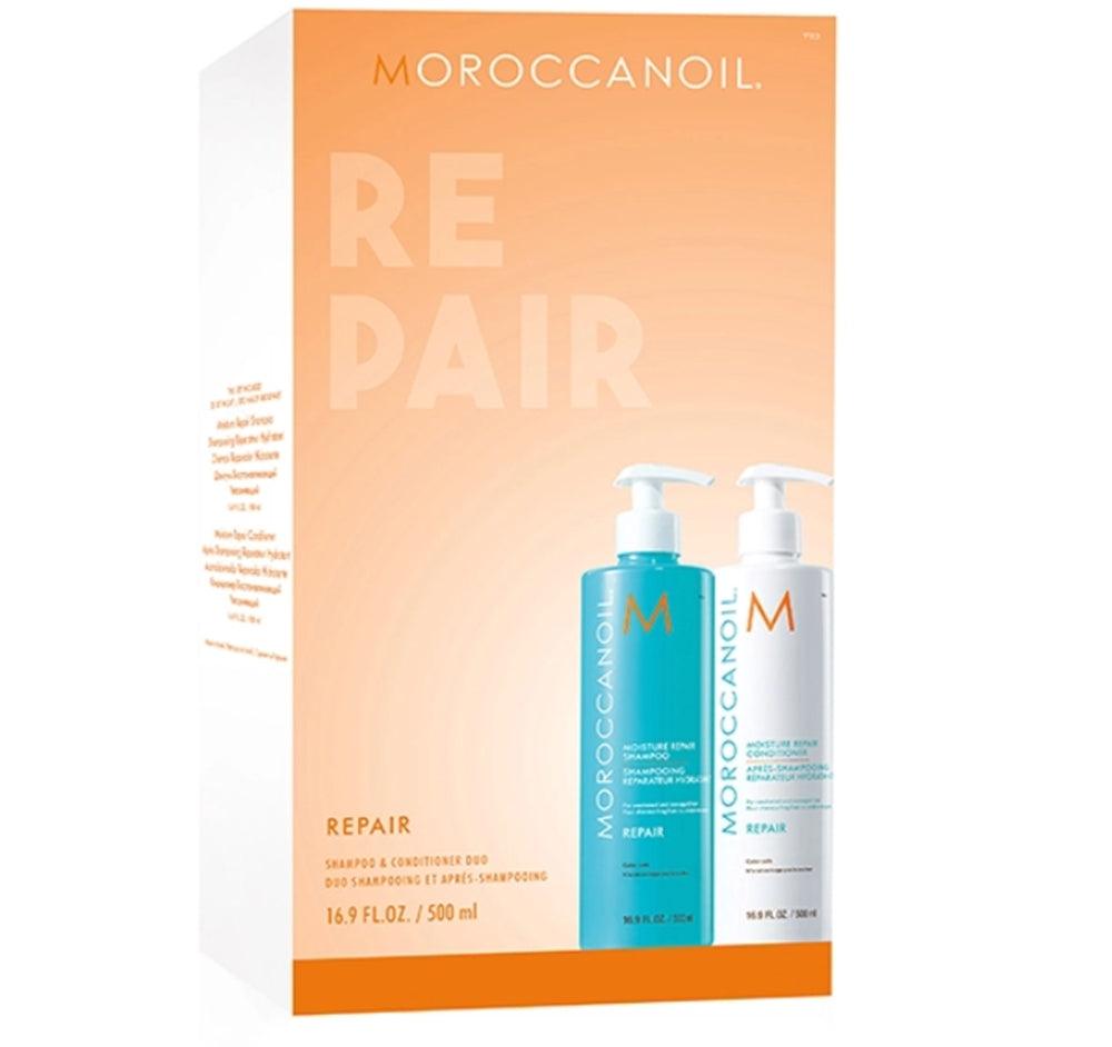 Moroccanoil Repair Duo - Shampoo & Conditioner (Worth £79) - BLOND HAIR & BEAUTY