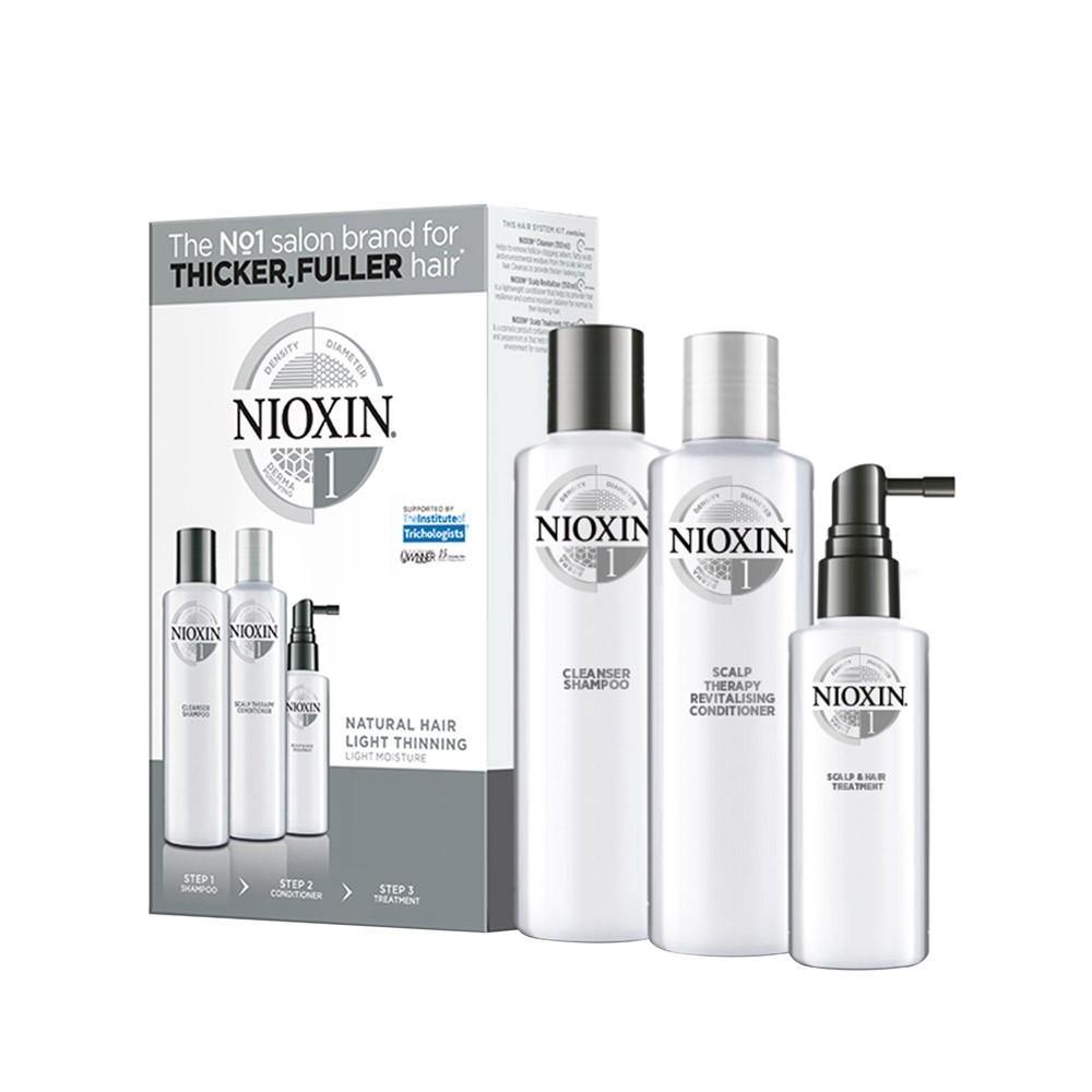 Nioxin System 1 Package (3 in 1) - BLOND HAIR & BEAUTY