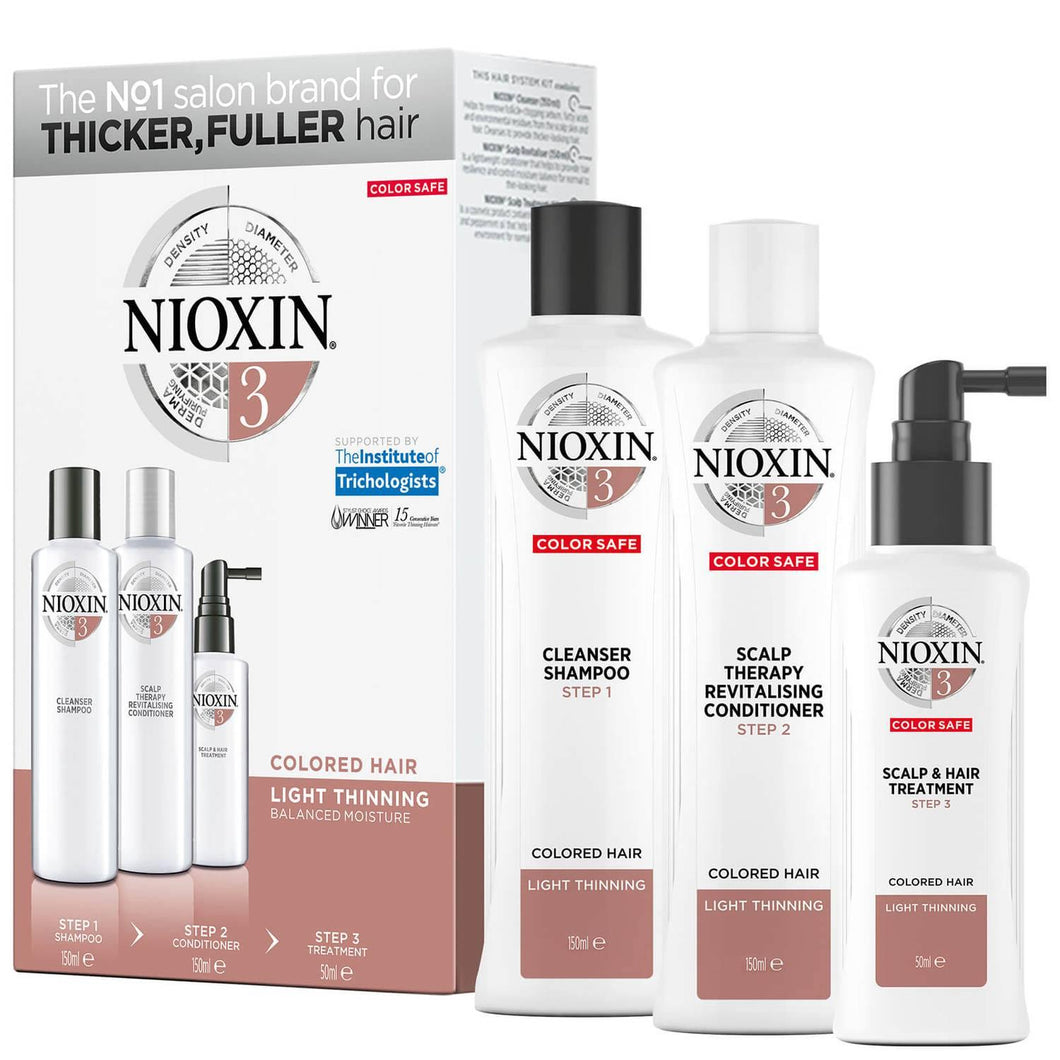 Nioxin System 3 Package (3 in 1) - BLOND HAIR & BEAUTY